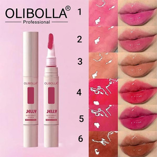 بالم لب براش دار ژله ای OLIBOLLA رژ خیس